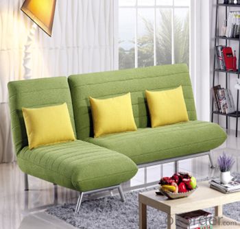 Sofa Sleeper with L Shape Fabric Cover