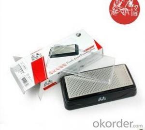 Garden Tools Sharpener of Double Sides Diamond Sharpening Stone