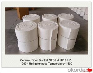 Ceramic Fiber Blanket STD or High Alumina Fireproof Insulation Blown Process