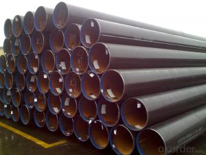 Conveying low pressure fluid seamless steel pipe