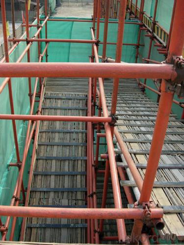 Ring Locked Scaffolding with Individual Advertising Vehicle System 1