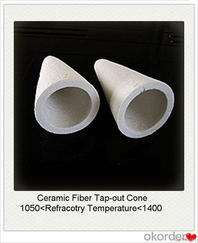 Ceramic Fiber Hardness Tap Out Cone 1260 to 1400 STD Vacuum Formed System 1