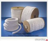 Textiles, tejido, cuerda, hilo de fibra cerámica para cortina de horno de aislamiento térmico.