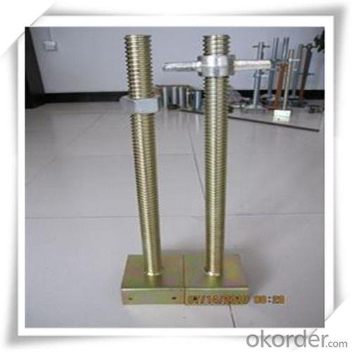 Hollow U head Jack Electro Galvanized  M34x4x400MM/150x120x50x5MM CNBM System 1