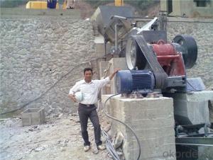Jaw Crusher for Dolomite Crushing for Ceramic Material