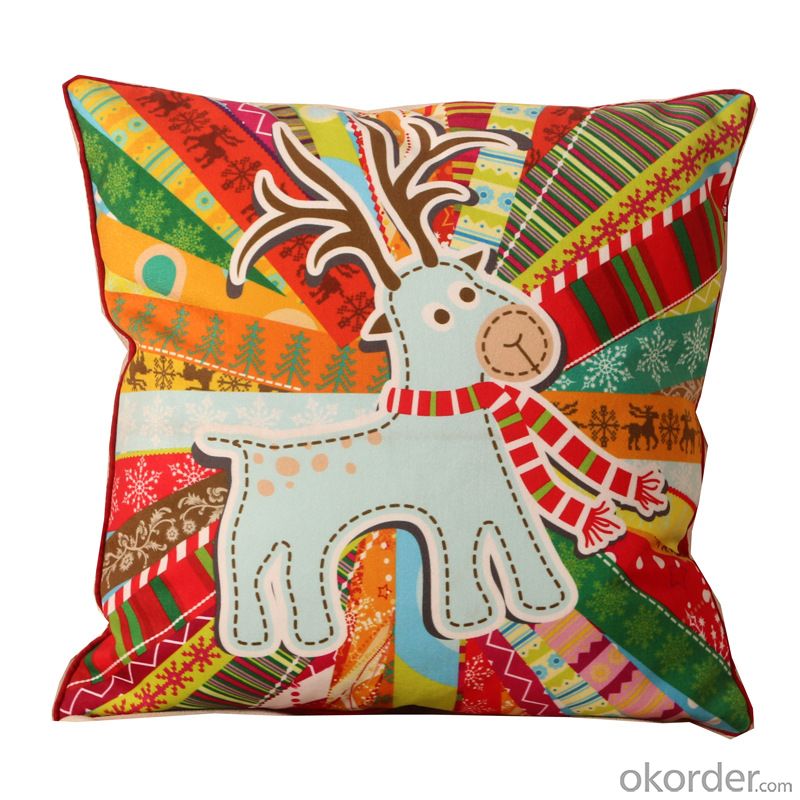 Wholesale Pillow Cushion Case with 2015 New Design for Christmas Decorative