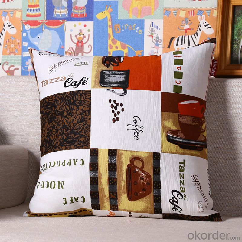 Handmade Pillow Cushion Case with Digital Printing for Decoration from China Factory