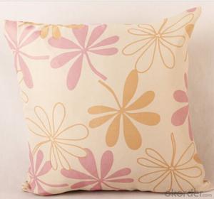 Fashion Pillow Cushion Cover with Digital Printing and Flower Design System 1