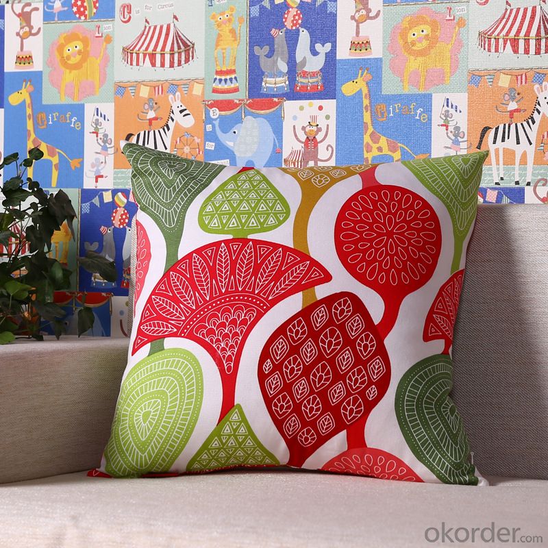 Hot Sale Pillow Cushion Cover with Digital Printing and Good Quality