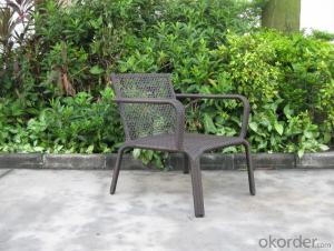 Outdoor UV Resistant Rattan Garden Chair with Aluminum Tube System 1