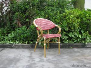 Outdoor UV and water resistance Rattan Chair with Aluminum Tube