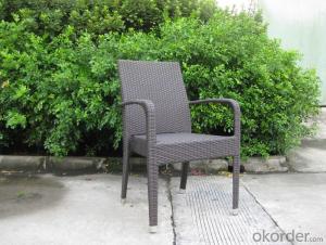 Anti-UV PE Rattan Garden Chair with Aluminum Tube, environment-friendly System 1
