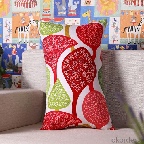 Cheap Pillow Cushion Cover with Digital Printing and Long Shape for Sofa System 1