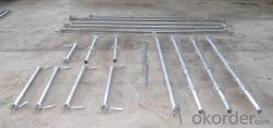 Aluminium Ringlock Scaffolding System in layher size CNBM System 1