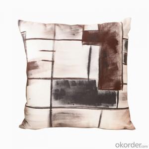 Comfortable Pillow Cushion with Black and White Design for Decoration