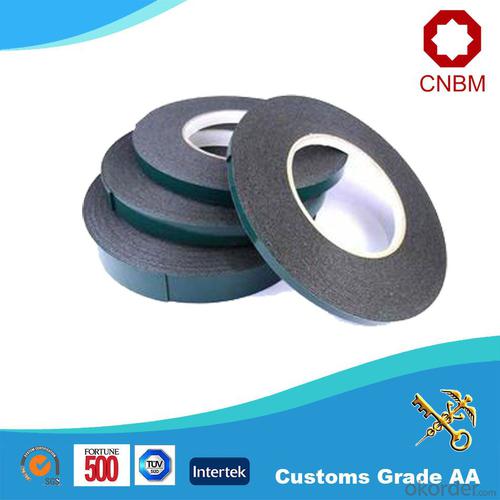 Security Packaging Tape - Double Sided Foam Tape PE Foam Blue Release Black Foam for Auto, Electronic, and Construction System 1