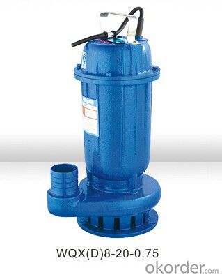 WQ Sewage Submersible Water Centrifugal Pumps with Good Quality