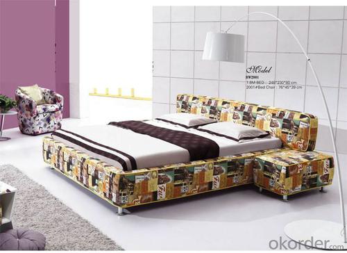 Leather Bedroom Furniture with Fashionable Design System 1