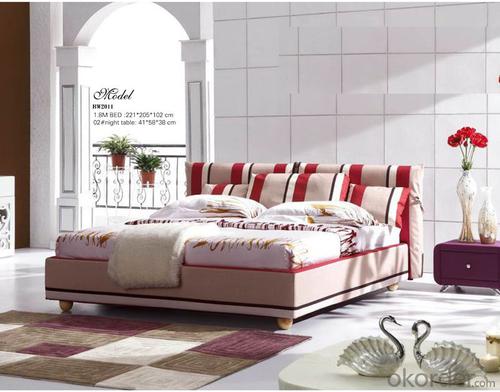 Bedroom Fabric Furniture with Colorful Pattern System 1