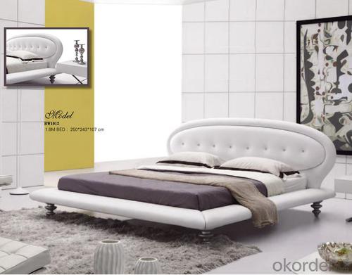 Bedroom Furniture of Leather Material with Nice Color System 1