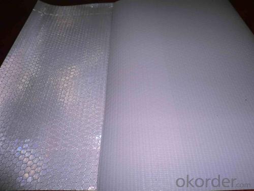 PVC Honeycomb Reflective Films with Fabric for Safty System 1