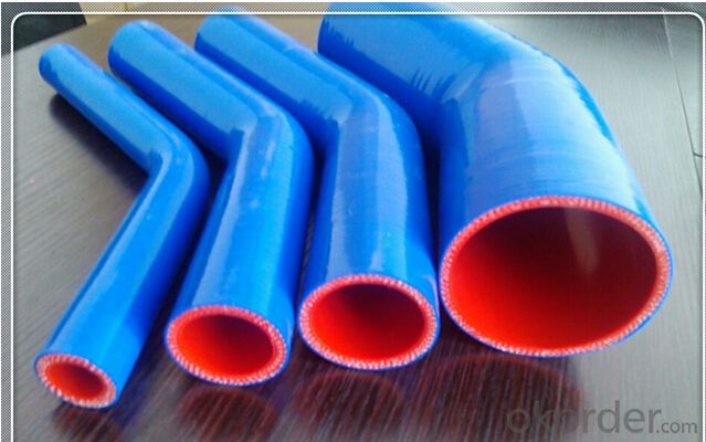 Rubber  Silicone  Hose  High Pressure  90 Degree Blue System 1