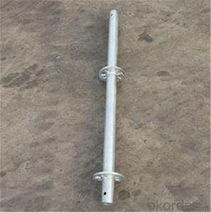 Q345 Hot Dipped Galvanized Ringlock Standard With Spigot 48.3*3.25*1500mm CNBM