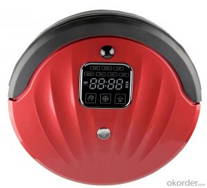 Robot Vacuum Cleaner with LED Indicator and Remote Control System 1