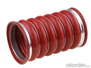 Rubber  Silicone Pipe High Pressure for Automotive Red