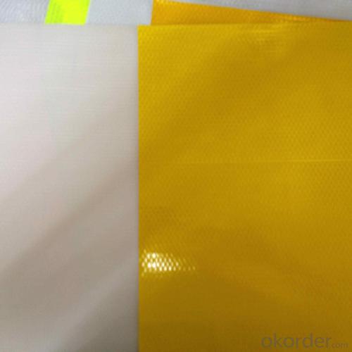 Reflective PVC Film for Traffic Cone Glass Beads Honeycomb High Intensity Grade System 1