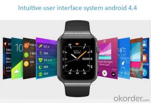 3G & WIFI Wireless Android Operate System 4.4 Smart Watch
