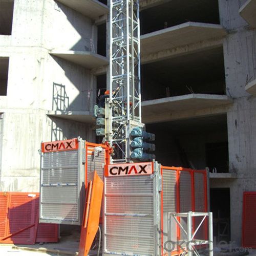 Building Hoist SC120 Single Cage with Speed Control Precision can Reach ±2~3% System 1