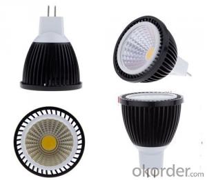LED Spotlight Dimmable COB GU10 RA>90 120 Degree Beam Angle 85-265v with CE System 1