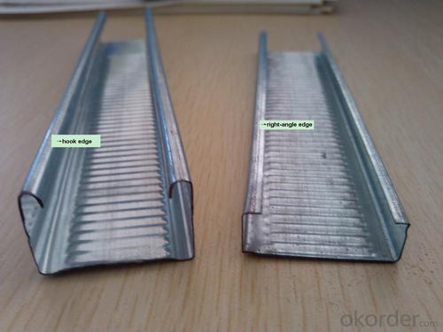 Metal Studs Galvanized Metal Track Furring Channel System 1