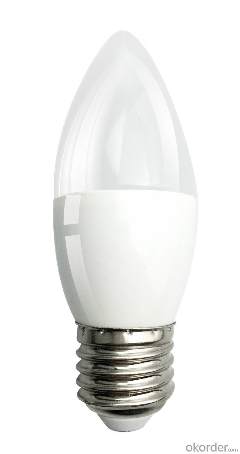 LED Candle Light E27 /E14 3000k-4000K-5000K-6500k C37 8W CRI 80  600 Lumen Non Dimmable