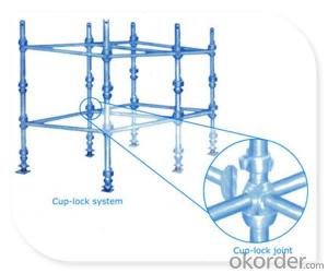 Galvanized Cuplock Scaffold System for Construction Formwork CNBM System 1