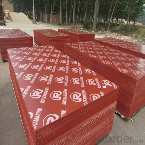 1220x2440X12mm Red & Yellow Film Faced Plywood with Low Price System 1
