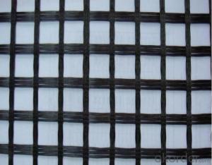 Fiberglass Geogrid Mesh 25.4*25.4  Used In Softbed Foundation