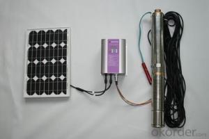 Bomba de agua centrífuga sumergible con alimentación solar de CA