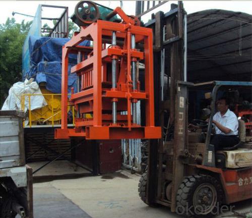 Interlocking Paving Concrete Block Machine Good Sale QTJ4-40 System 1