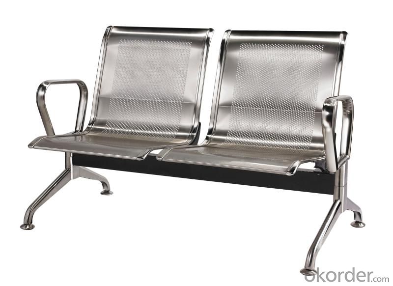 KXF- Stainless Steel Waiting Chair With Three Seater
