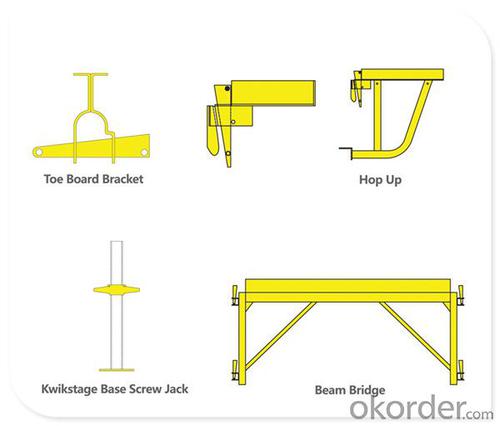 Construction Steel Working Platform Kwikstage Scaffolding System CNBM System 1