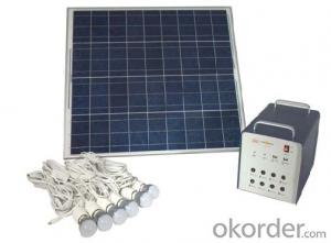 Home Off-grid Solar Power System DC Lighting JS-SPS-300C