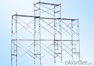 RingLock Scaffolding with  Cold Galvanized Surface Processing Style