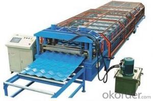 Glazed Tile Profiles Cold Roll Forming Machine