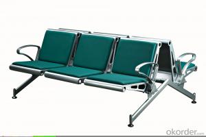 KXF- Airport Waiting Chair with PU Leather Cushion System 1