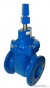 Ductile Iron Gate Valve Non-Rising Stem of DIN3352 with Electric