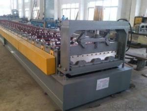 Steel Decking Floor Profiles Cold Roll Forming Machine