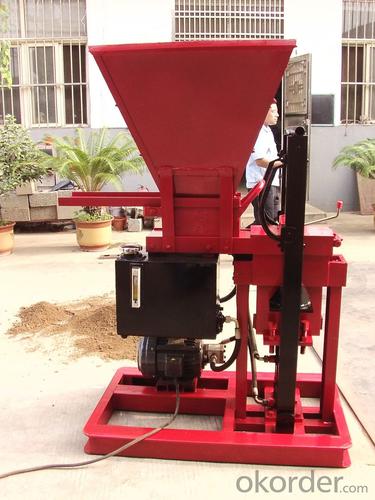 SL1-25 Hydraulic Semi-Automatic Brick Making Machine Using Soil /Clay  Material System 1