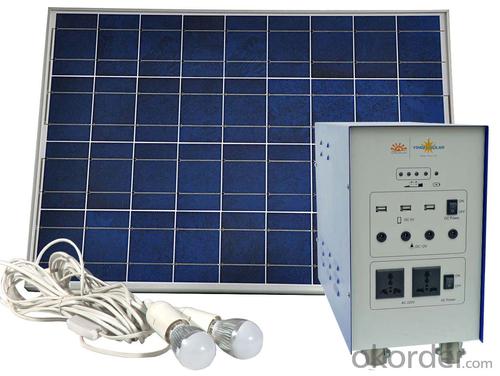 Chennai Solar Energy Systems - Home Off-Grid Solar Power System DC Lighting JS-SPS-600C System 1